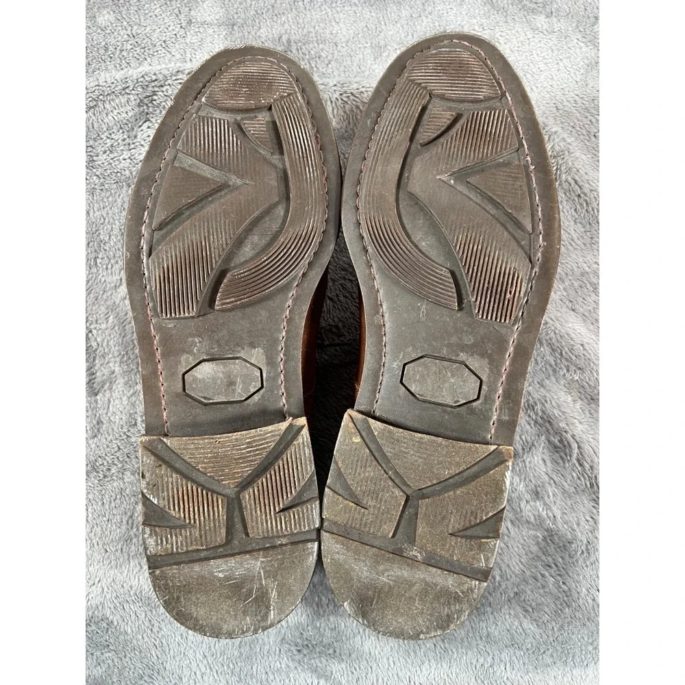 Vintage Gucci Oxford Shoes Mens IT 42 1/2 US 9 1/2 Brown Suede GG Logo Loafers